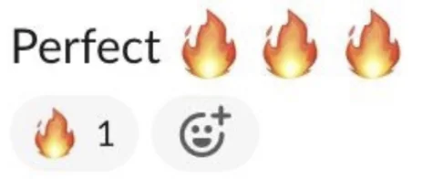 Mensaje de un cliente: Perfect 🔥🔥🔥